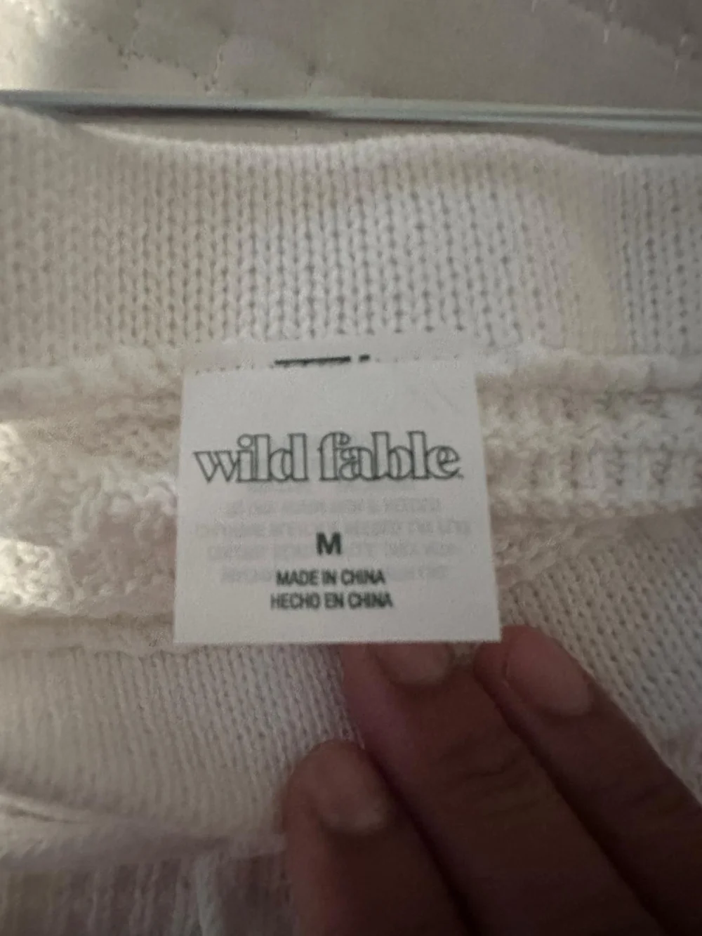 wild fable White Crochet Mini Skirt - Picture 4 of 6